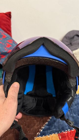 Casco esquí Uvex Premium con visera talla 51-55