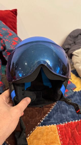 Casco esquí Uvex Premium con visera talla 51-55