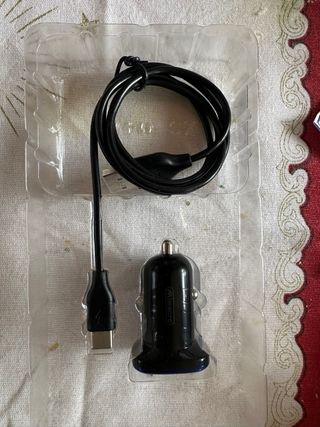 Cargador Coche Mimacro USB-C 2.1A 100CM