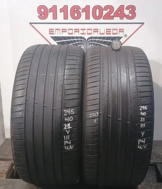 295 40 21 Y MICHELIN RUEDA AL 90% VIDA UTIL