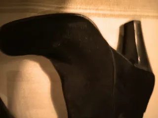 Botas altas ante negras talla 39