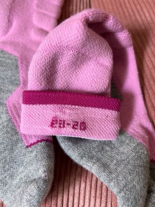 Calcetas Nieve Rosas Decathlon Talla 23-26