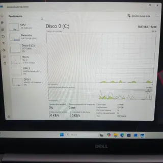 Portátil Dell Táctil i7 16GB SSD Quadro