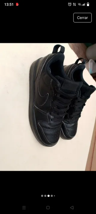 Zapatillas Nike Negras Mujer Talla 37.5