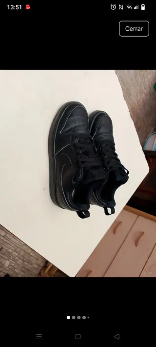 Zapatillas Nike Negras Mujer Talla 37.5