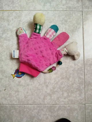 Manopla bebé juguete peluche