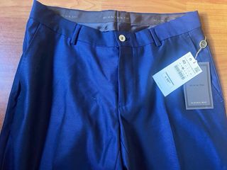 Pantalón de traje azul Zara