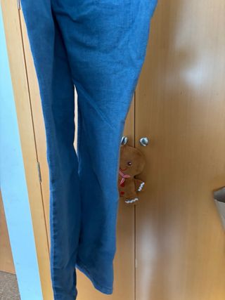 Pantalones vaqueros campana azules