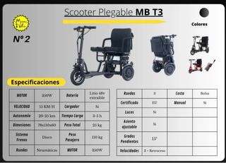 Scooter eléctrica plegable Venta en persona
