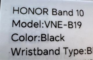 Honor Band 10 Smartwatch Negro