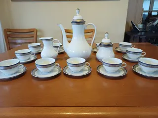 Vajilla y juego de café Valdelvira porcelana