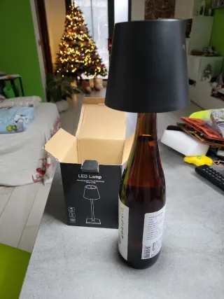 Lampada LED da Bottiglia con ricarica USB