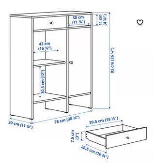 Aparador BAGGEBO Ikea Blanco