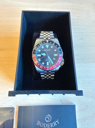 Reloj Boderry Admiral Titanio GMT