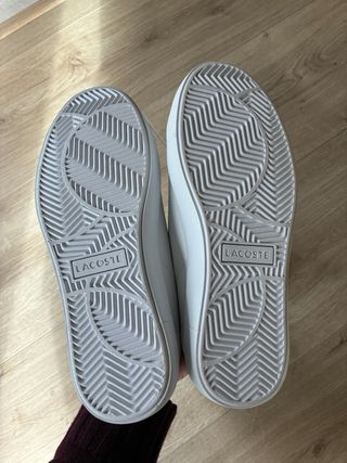 Zapatillas Lacoste Mujer Blancas y Rosas