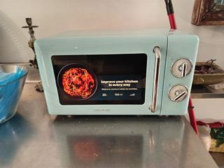 Microondas Cecotec Azul Retro