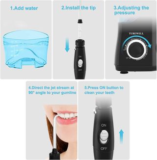 Irrigador Bucal Profesional 8 Boquillas