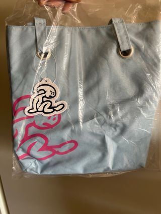 Bolso El Niño azul y rosa