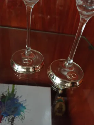 Copas de Plata Ley Aniversario Bodas