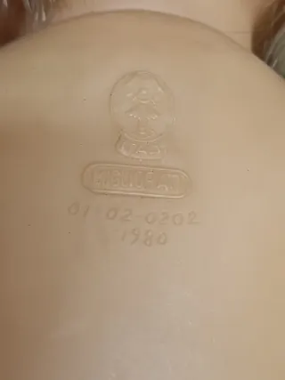 Bambola Migliorati 1984 Gomma cm. 34