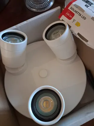 Lampadario IKEA faretti