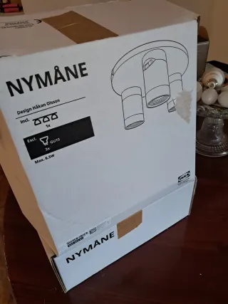 Lampadario IKEA faretti