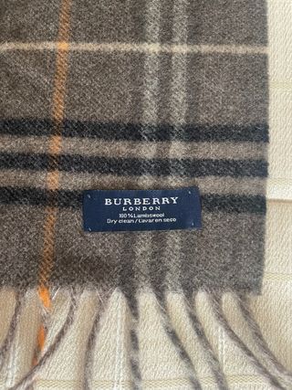 Bufanda Burberry Clásica Caballero