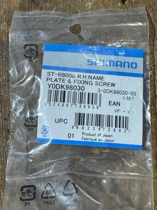 Abbellimento per leve cambio Shimano ST-R8000