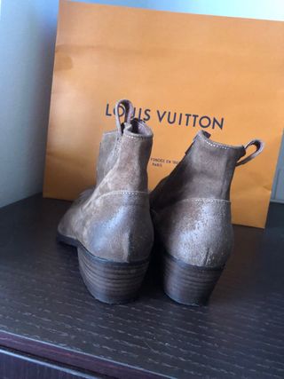 Texani Latika pelle scamosciata marrone