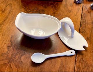 Zuccheriera/salsiera design bianca