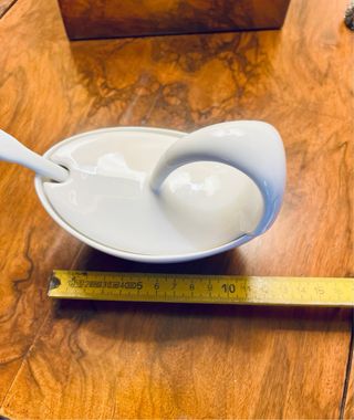 Zuccheriera/salsiera design bianca