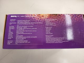 Cámara Digital Benq DC 3400