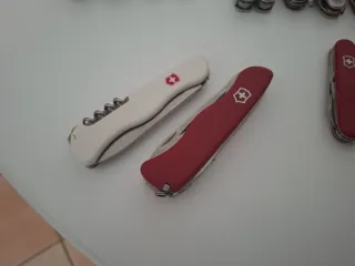 35 Coltellini Victorinox vari modelli + pinza mult
