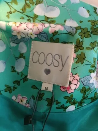 Americana Coosy verde floral blazer marina