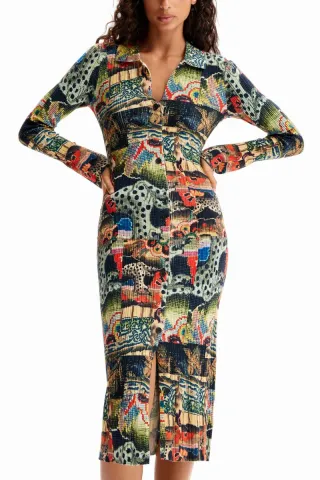 Vestido Desigual Tapestry Talla S