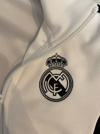 Chándal Adidas Real Madrid Blanco y Negro