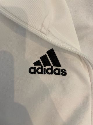 Chándal Adidas Real Madrid Blanco y Negro