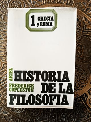 Historia de la filosofía 1, de Grecia a Roma.