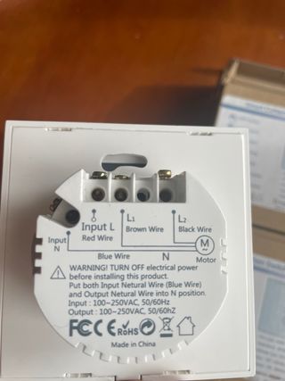 Interruptor Inteligente Cortina Wifi Alexa