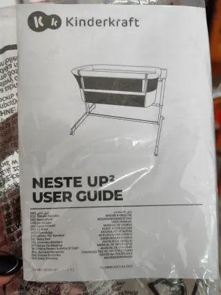 Cuna colecho Kinderkraft Neste Up 2 gris