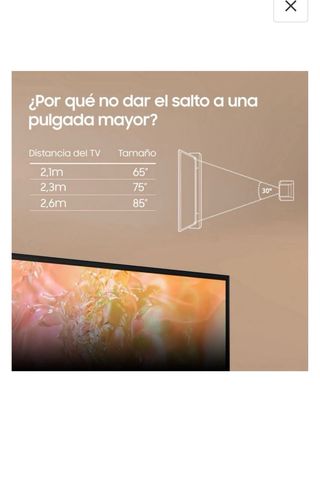 TV Samsung TU85CU7105KXXC 85” Crystal UHD 2024