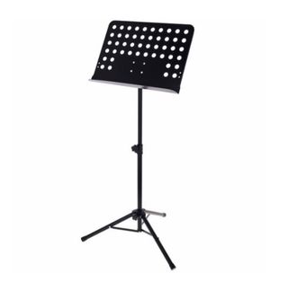 Atril negro resistente y estable