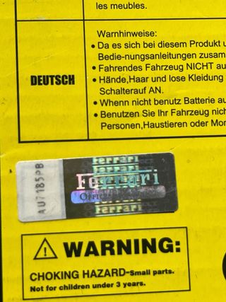 Ferrari 599 GTB Fiorano RC 1:20