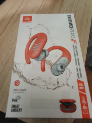 Auriculares JBL Endurance Peak 3 (Derecho) + Estuc