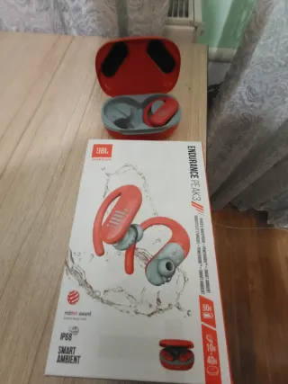 Auriculares JBL Endurance Peak 3 (Derecho) + Estuc