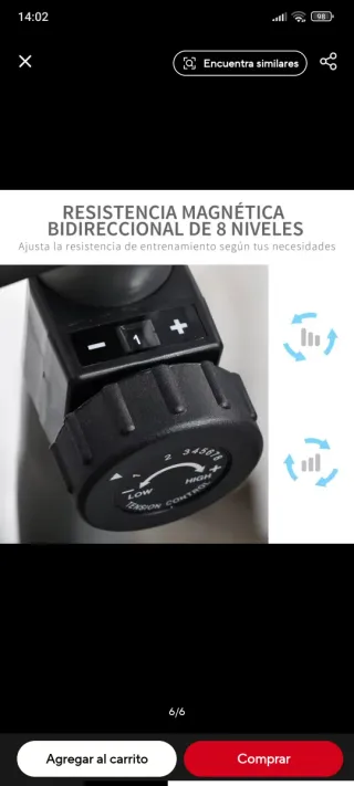 Bicicleta Estática HOMCOM sin Uso