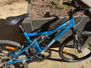 Bicicleta Montaña Rockrider 6.0 Azul 24 pulgadas