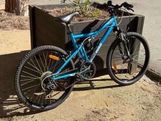Bicicleta Montaña Rockrider 6.0 Azul 24 pulgadas