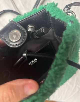 Bolso Tous Verde Peluche Oso Colgante