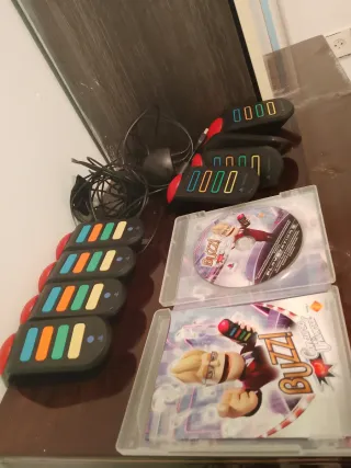 Buzz! Concurso Universal PS2 +  Mandos